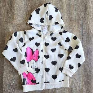 Minnie Mouse Heart Hoodie